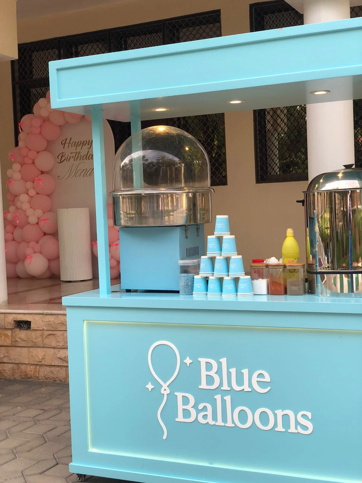 A real moment from a Blue Balloons birthday